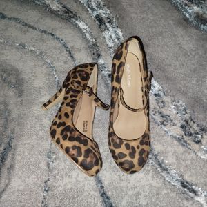 Cheetah / Leopard Heels, Size 8